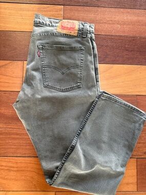 Levi's Gray Slim Straight Jeans